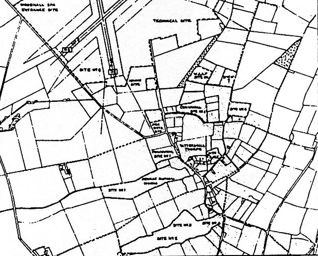 Plan of RAF Woodhall Spa (Courtesy: 627 Sqn in Retirement website)