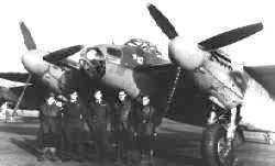 Sergeants Jim Marshallsay and Nick Ranshaw with ground crew in front of their "pet" aircraft at RAF Woodhall Spa (Courtesy of and Copyright © 1943-2012; 627 Squadron in Retirement