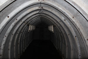 Interior of Stanton Air Raid Shelter